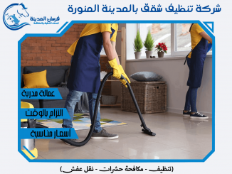 شركة تنظيف شقق بالمدينة المنورة